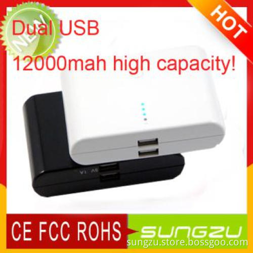 Power Bank Battery Charger 12000mah for iphone4s/Mobile